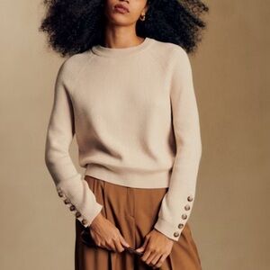Sezane Sami Jumper in Neutral, Size XS